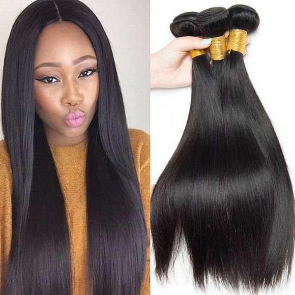 Human Hair Hair Extension Fashion Simple Long Black Straight Star