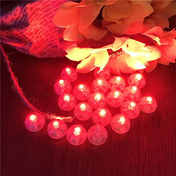 

100pcs/lot wedding party light lights decoration balloon luminous small modeling ball flash led