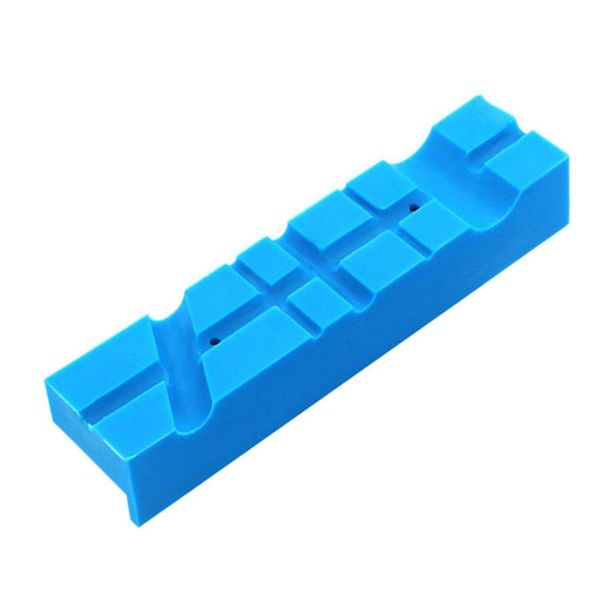 

pair of magnetic soft pad jaws rubber for metal vise long pad bench vice protection strip hardware
