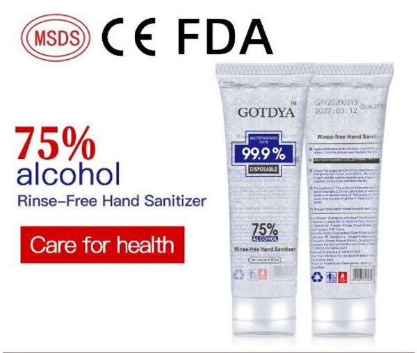 

GOTDYA дезинфицирующее средство для рук антибактериальный дезинфицирующий гель дезинфицирующее средство для рук с сертификатом CE и MSDS IOS 80 мл 300 мл 500 мл Бесплатная доставка DHL