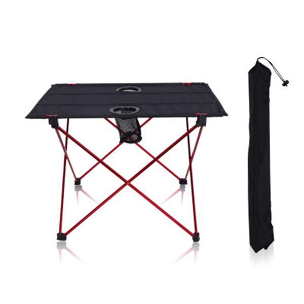 

outdoor folding camping table aluminum portable table light double oxford picnic barbecue fishing leisure