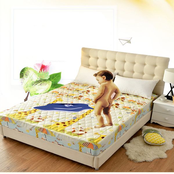 

10 choices waterproof jacquard cloudy mattress cover microfiber mattress protector bed bug proof pad cover for