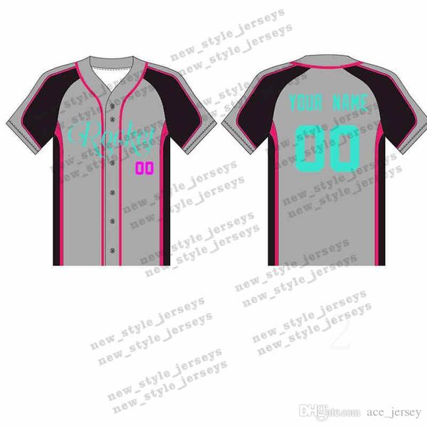 

133MAN Custom Baseball Jerseys Breathable 2019 Men youth Quick Dry Blue white Stitched M-XXXL Green Baseball Jerseys