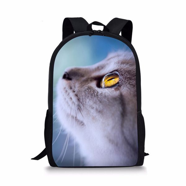 

elviswords cat stylish fashion children backpack for elementary school small backpack mini daypack lightweight