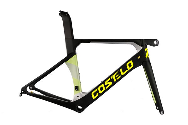 

2019 costelo aeromachine monocoques disc road full carbon bicycle frame,stem,fork with seatpost thru axle bici velo ing