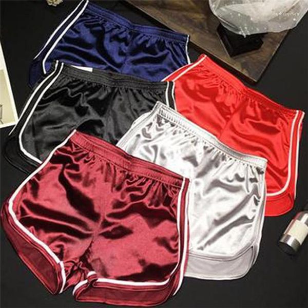 

waist track shorts summer fashion designer stretch fitness yoga leggings famale casual shorts womens shiny high, White;black
