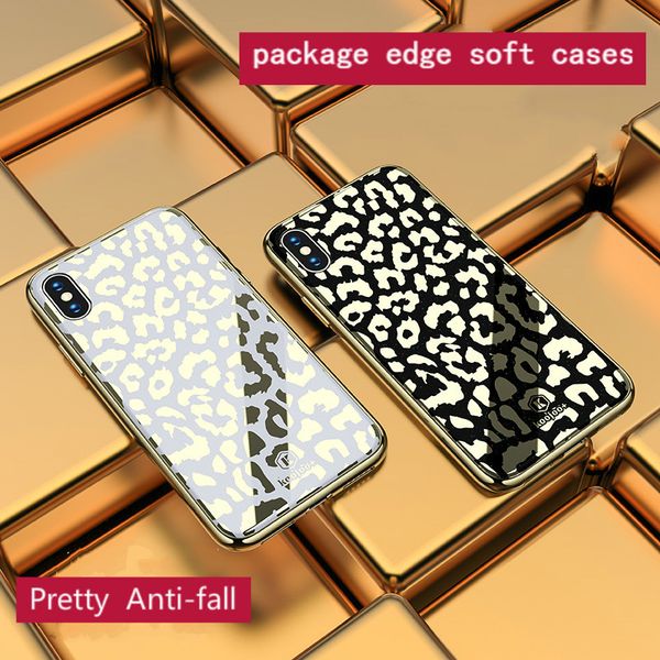 

Для iPhone XSmax гальваническое зеркало леопарда стеклянная крышка 6 7 8 плюс все включе