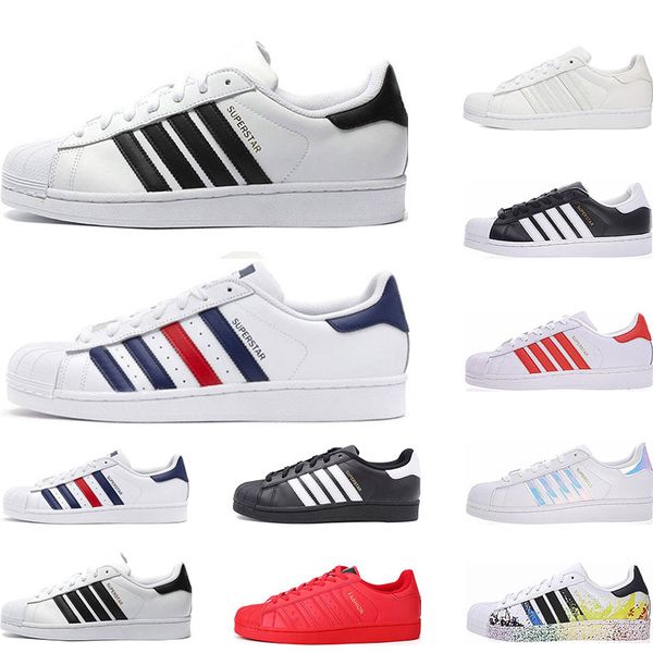 

Originals superstars casual shoes Designer for men women black white gold green red super star fashion mens sports sneakers size 36-44
