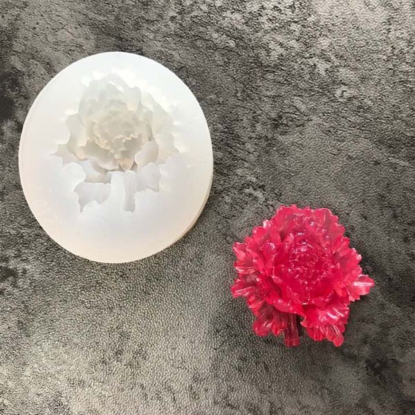 

3d rose силиконовые mold sugarcraft смола полимерная глина гипс mold diy ювелирных изделий подвески