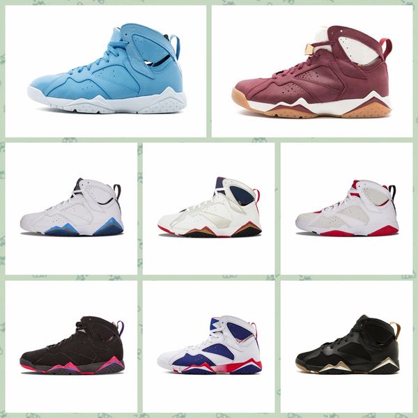 

j007ha hight quality 2018 7s men basketball shoes color hare french blue basketball shoes men runing us7-12