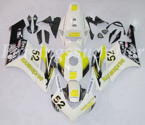 

новые (литье под давлением) abs зализа комплекты, пригодная для honda cbr1000rr (2004 2005) cbr1000rr 04 05 зализ набора белых желтых и черн