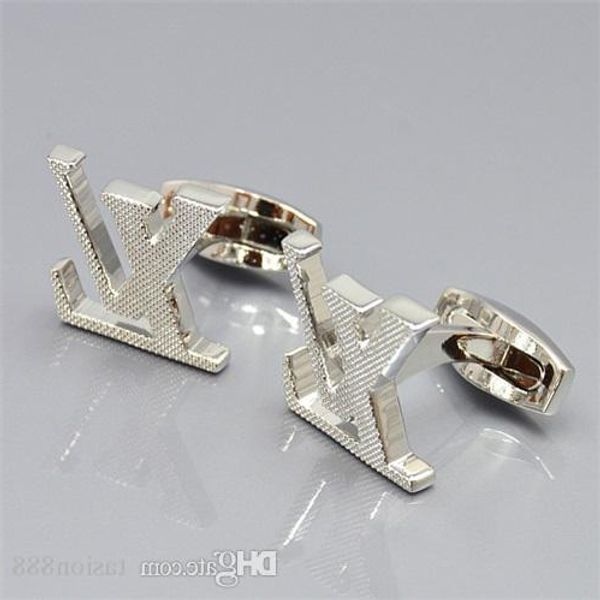 

fine groom shirt cufflinks luxury jewelry copper cuff links for festival gift ( no box, Silver