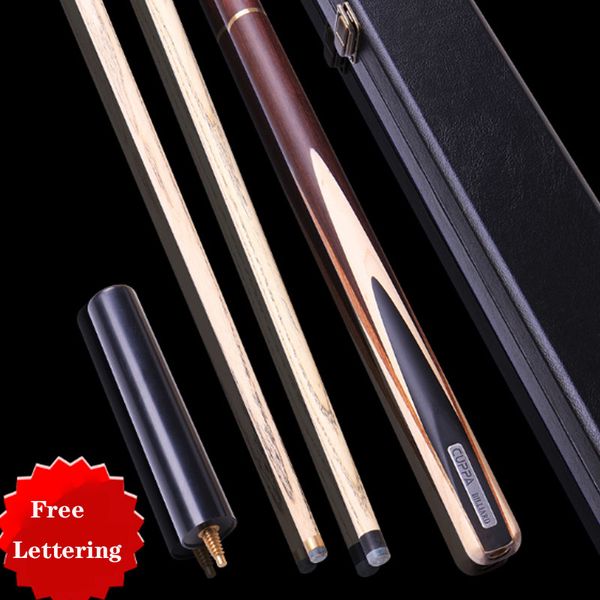 

cuppa 3/4 snooker cues stick 9.8mm/11.5mm tip with snooker cue case set 3 options china new