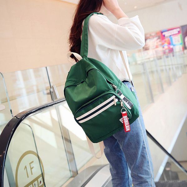 

designer backpack new japanese harajuku solid color ulzzang backbag wild brush street student bag streamer female backpack