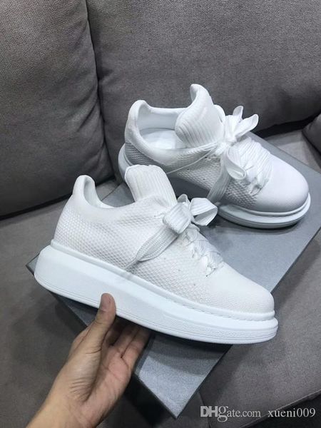 

brand fashion designer shoes women luxury strass spikes flat sneakers leather new brand mens casual red bottom shoes gp18121403, Black
