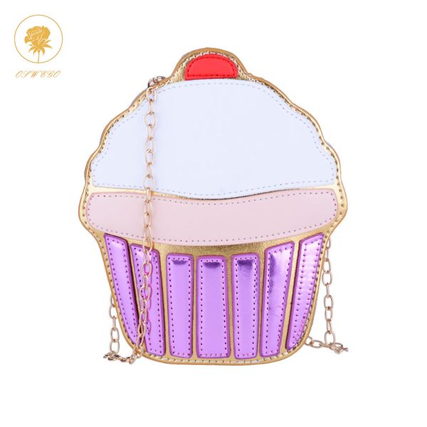 

oswego women handbag chain muffin cartoon icecream cake cute shoulder bag casual crossbody clutch bag phone organizer handbags