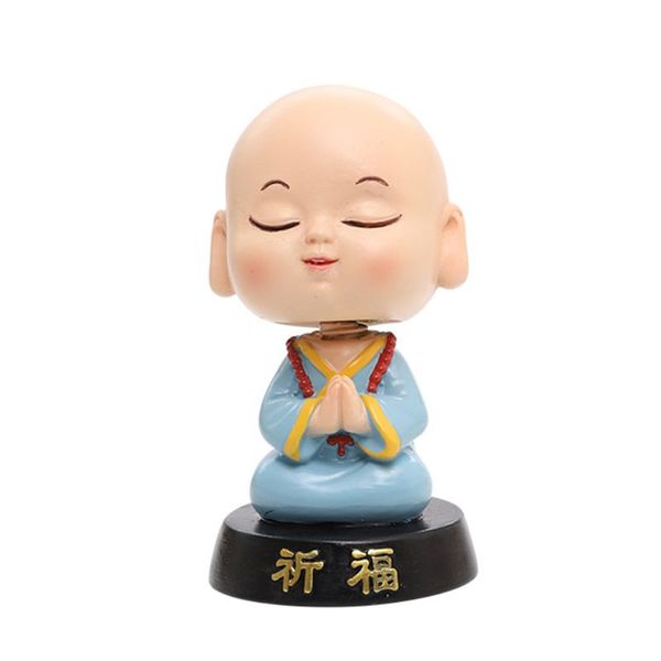 

car ornament shape cute monk resin doll car decoration d2tb