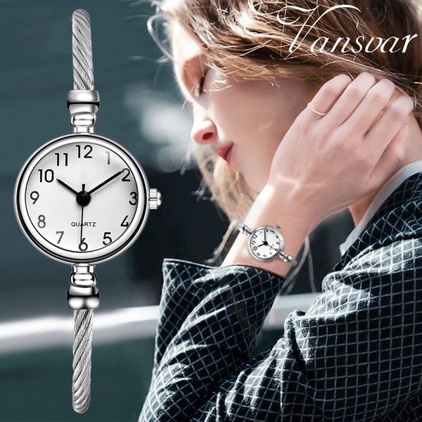 

2019 fashion creative bracelet watches luxury women watch famous brands ladies analog wrist watches relogio femininos a4, Slivery;brown