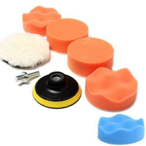 

8pcs/set polishing buffing pad kit for auto car polishing wheel kit buffer with drill adapter car removes scratches