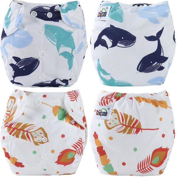 

quaslover ткани младенца пеленки хлопок cozy дышащий регулируемый дети обучение трусы экологичный моющийся многоразовый подгузник kid