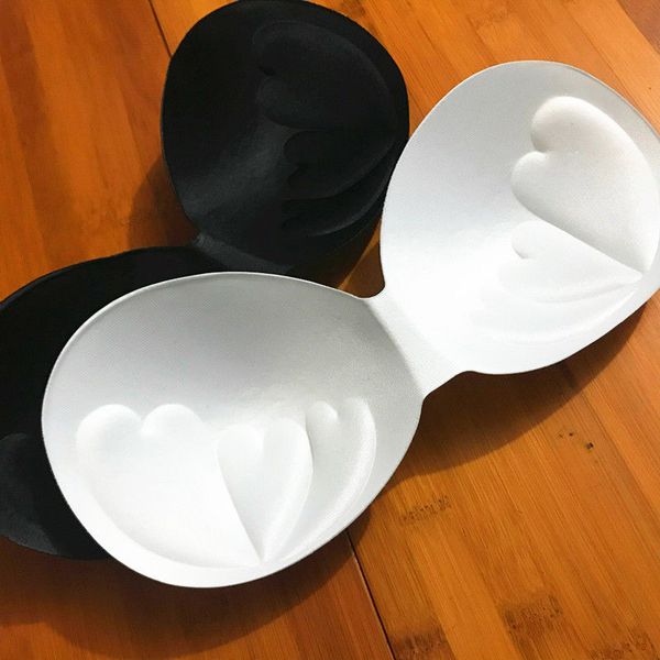 

2019 early spring new buckle no steel ring girl bra gathered beauty back wrapped chest underwear, Black;white