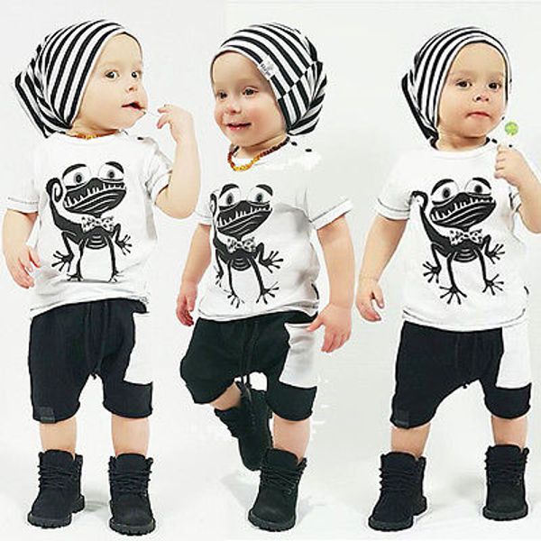 

casual cartoon warm winter newborn toddler kids baby boys girls outfits clothes t-shirt +pants 2pcs set, Pink;blue