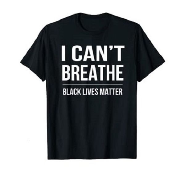 

i cancan't breathe black lives matter i can't breathe protest cotton t-shirt, Gray;blue