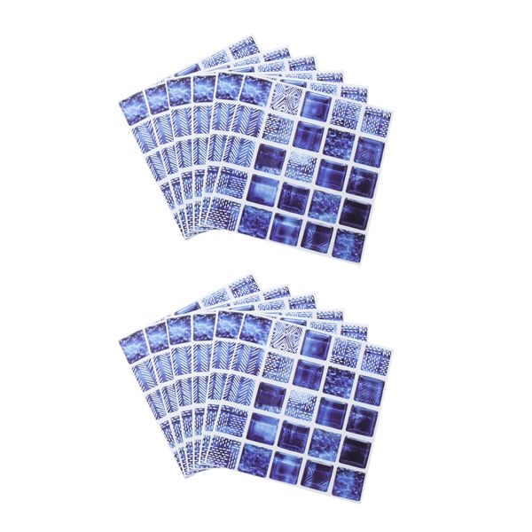 

12 pcs home bathroom kitchen wall decor 3d stickers wallpaper art tile backsplash anti-tile home decoration 20x20cm
