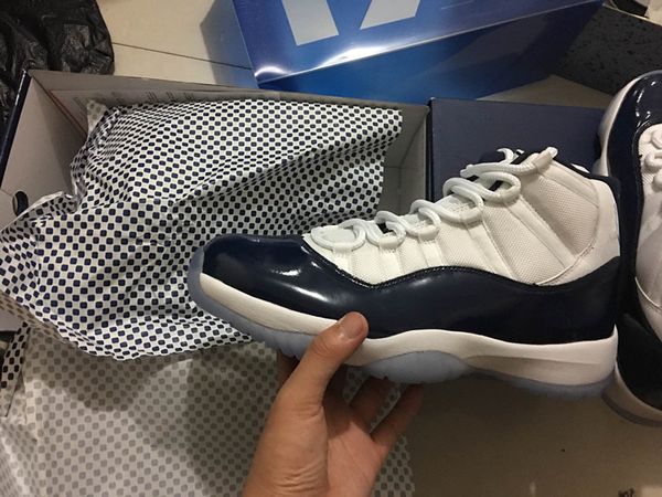 

wholesale new 11 xi midnight navy blue men basketball shoes sports sneakers training runner with box size 5-13