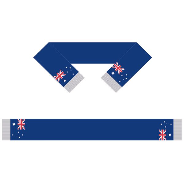 

australian scarf banner 15*150cm 100% polyester,world flag scarf