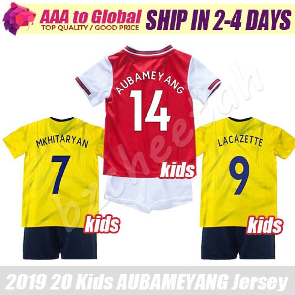 

kids ozil jersey sets 2020 children aubameyang football shirts xhaka mkhitaryan lacazette torreira young soccer jerseys kits, Black