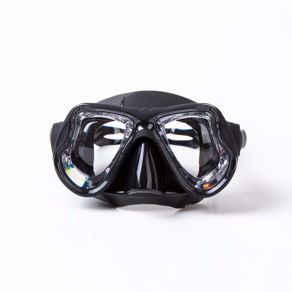 

2019 silicone swimming mask goggle professional pc scuba mask myopia diving prescription lens