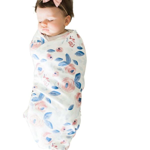 

младенец новорожденного пеленальный прием одеяло с headband