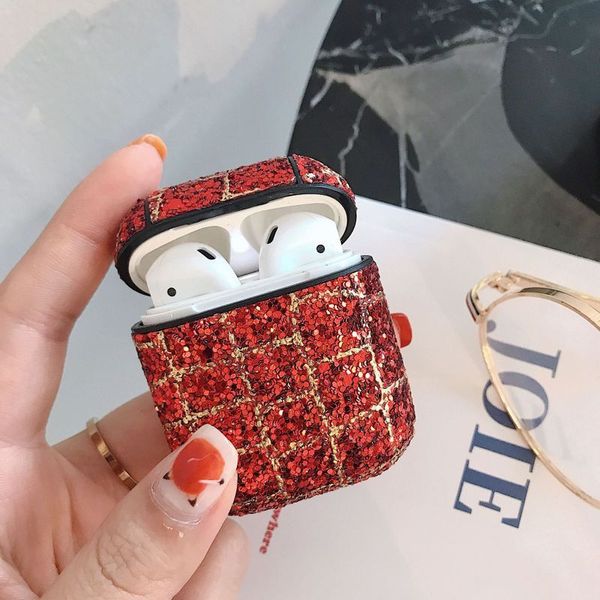 

suitable for airpods pro case fashion colorful glitter sequins airpods 1/2case wireless bluetooth protective sleeve anti-fall shell-3