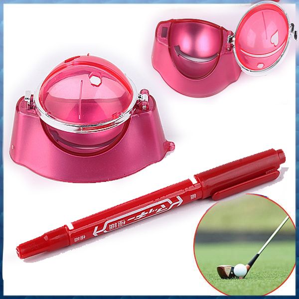 

brand new golf ball linear maker template draw marks angle w/pen sale