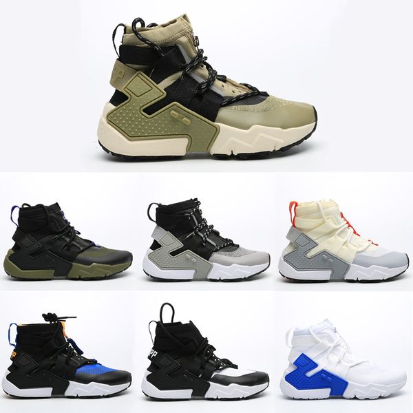 

2020 new huarache 6 gripp sail qs men blue white black huaraches running shoes mens trainers x acronym outdoor sports sneakers, White;red