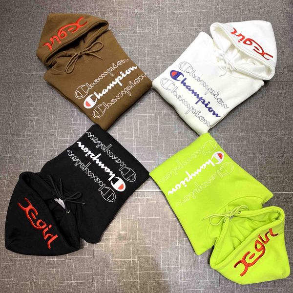 

champions brand men hoodie итальянский дизайнер air толстовка new трехкомпонентную трехкомпонентную lodo hat татуировки вышитые с velvet hoo, White;black