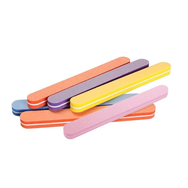 

10pcs\set nail file buffer sanding file accessories nail art tool salon fashion manicure pedicure tools double sided thick stick