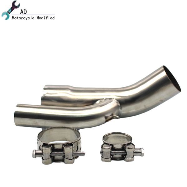 

connect exhaust pipe 2018 2017 for s1000r s1000 r motorcycle accessories stainless steel 304 connection escape muffler moto