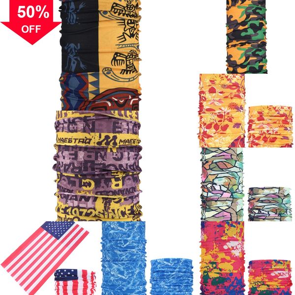 

qr1yo i outdoor breatheskull design multi function bandana ski cant sport motorcycle biker scarf cosplay mask cs face skull magic scarf