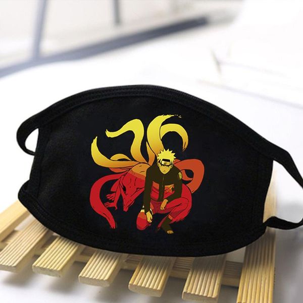

anime naruto pein dustproof masks cartoon sasuke male/women polyester anti mouth mask washable masque lavable clljo