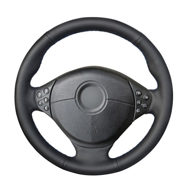 

black pu artificial leather car steering wheel cover for e39 5 series 1999-2003 e46 3 series 1999-2005 e53 x5 2000-2006 e36