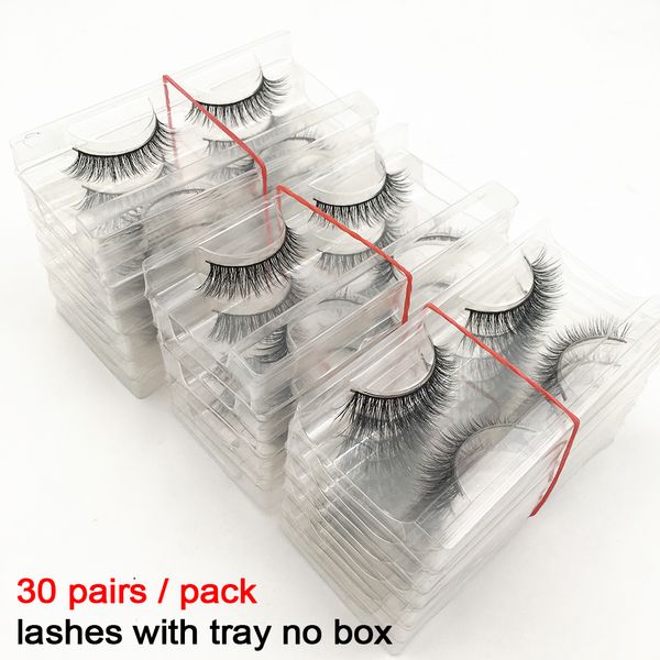 

wholesale 30 pairs no box mink eyelashes bulk fake lashes handmade natural lashes 8 styles cruelty mink makeup