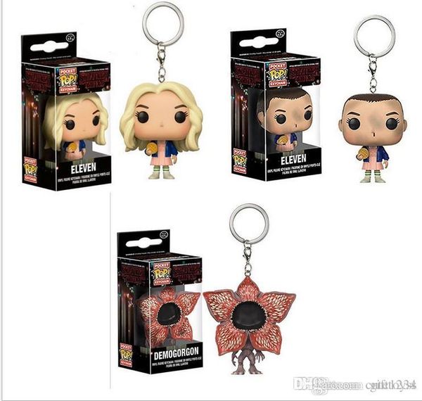 

gs good present funko pocket pop keychain -demogorgon vinyl figure keyring with box toy gift good quality ing