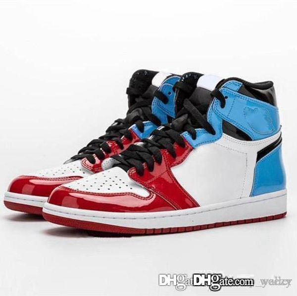 blue red and white 1s