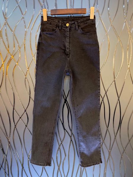 

2019 winter new women wild simple jeans pocket 1006, Blue