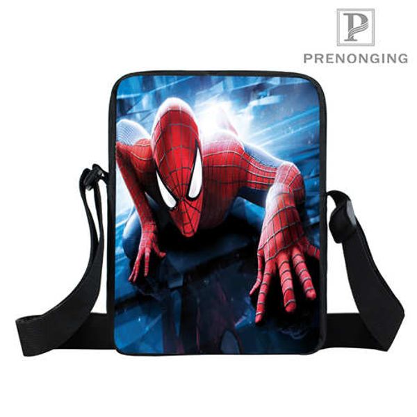

custom amazing_spider_man (1) mini messenger shoulder crossbody bag handbag teenager small bag kid bags bookbag gift#18-12-31-31