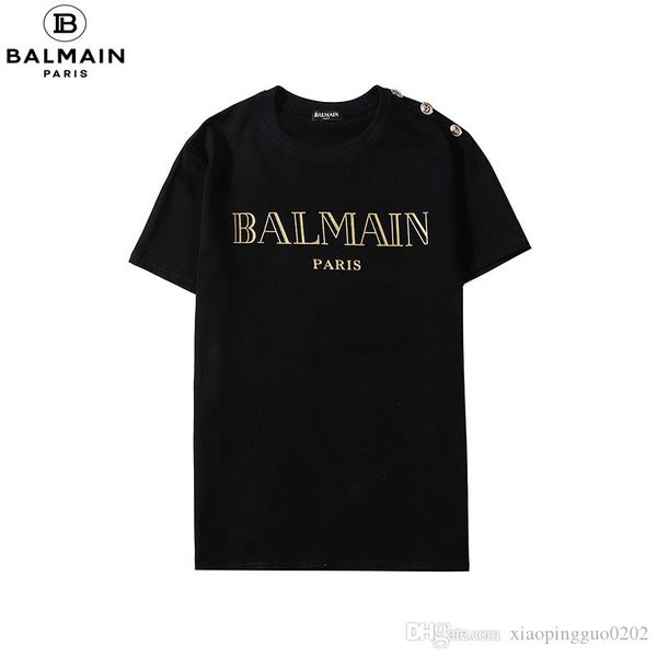 

mens casual tshirt new arrivals womens men 2020 fashion designers tees short sleeves new fashion t-shirt with brand letter 02, Black