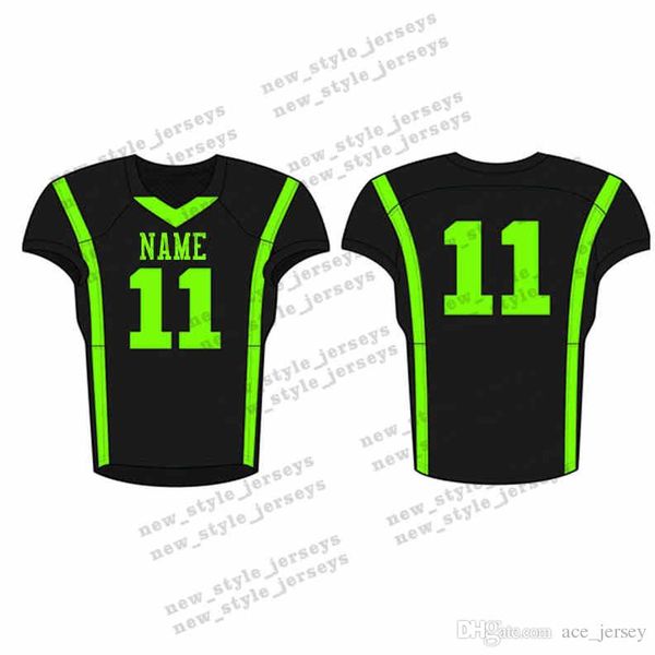 

21Men 2019 Youth Football Jerseys Army Green Wine Red Embroidery Logos Stitched Custom Any name Any number Jerseys
