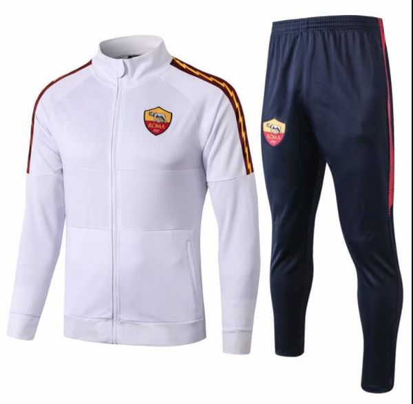 

19 20 Roma soccer tracksuit Survetement Chaqueta de fútebol 2018 2019 Rome TOTTI ROSSI DZIKO football jacket sportswear Training suit